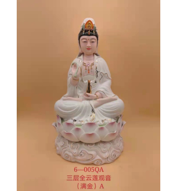 Tượng quan âm sứ cao cấp SS004