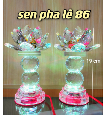 Đèn sen pha lê 86