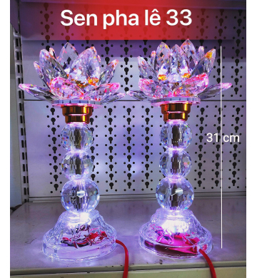 Đèn sen pha lê 33